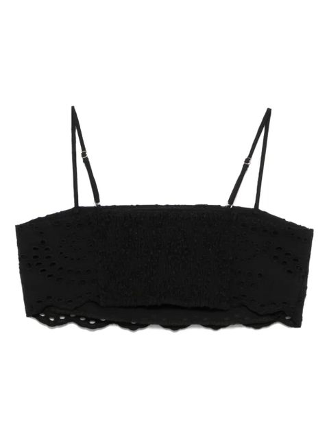 MC2 Saint Barth broderie anglaise top - Black - zdjęcie produktu nr 2