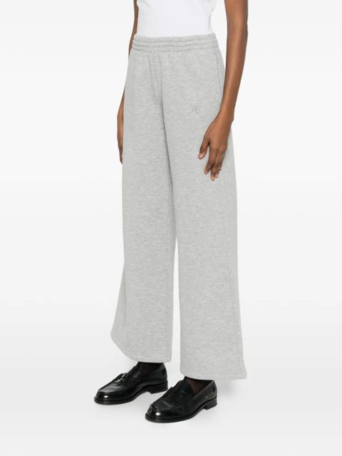 ANINE BING Kacey logo-detail track pants - Grey