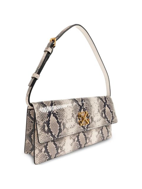 Off-White snakeskin-effect shoulder bag - Neutrals