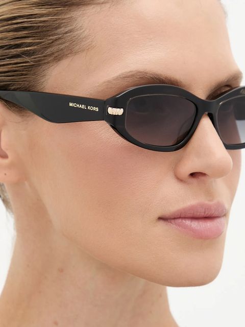 Michael Kors okulary przeciwsłoneczne damskie kolor czarny 0MK2260D