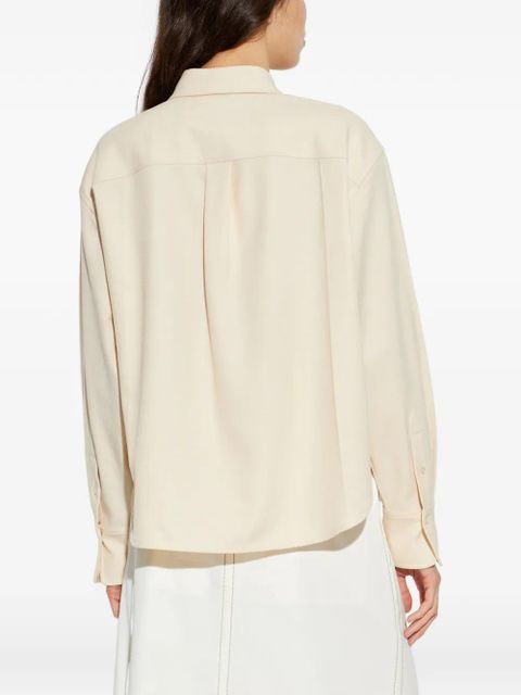 Victoria Beckham chest-pocket blouse - Neutrals