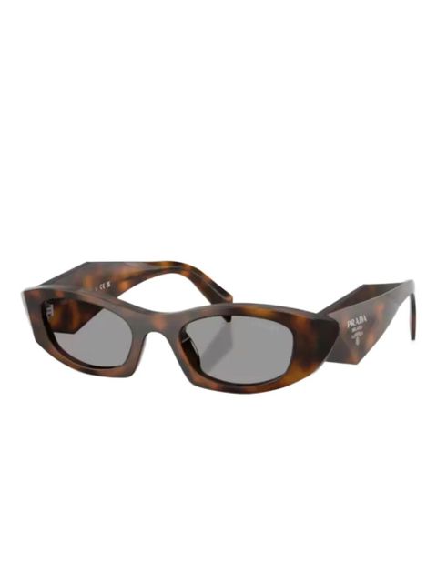 Prada Eyewear cat-eye frame sunglasses - Brown