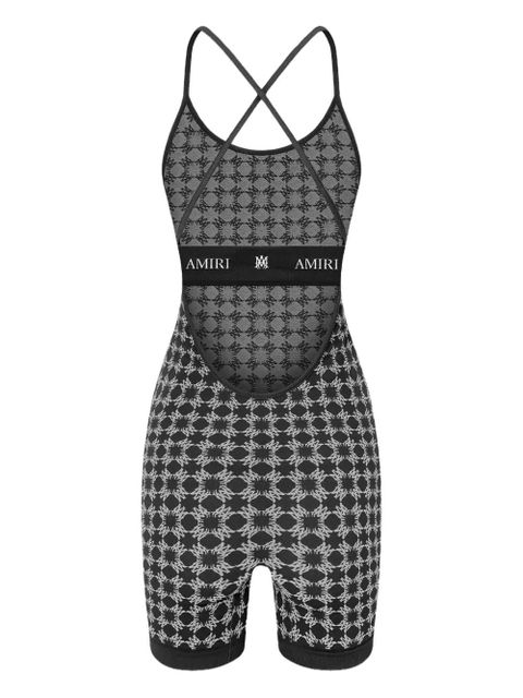 AMIRI MA Quad seamless playsuit - Black - zdjęcie produktu nr 2