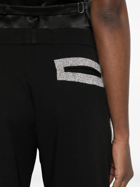 Coperni taped tailored trousers - Black