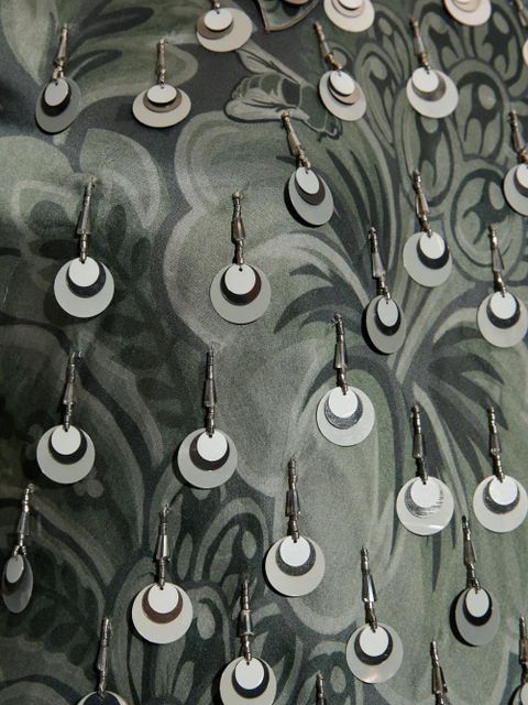 ETRO embellished floral blouse - Green