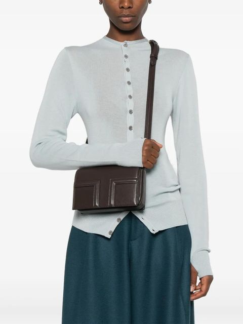 TOTEME mini T-Flap tote bag - Brown - zdjęcie produktu nr 2