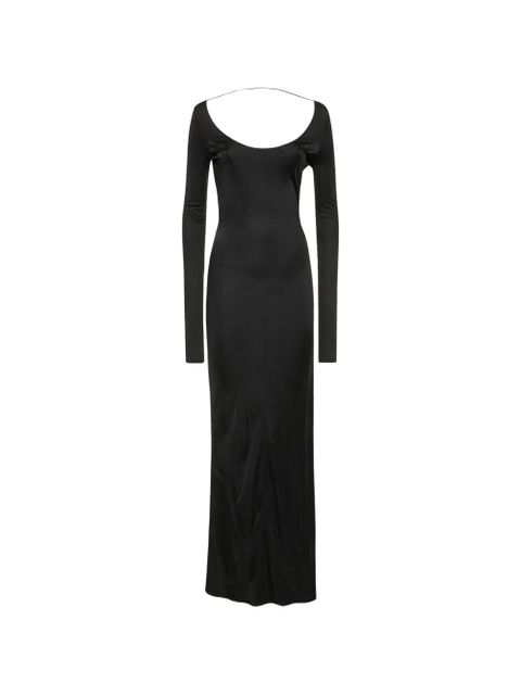 TOM FORD long fitted dress - Black - zdjęcie produktu nr 1