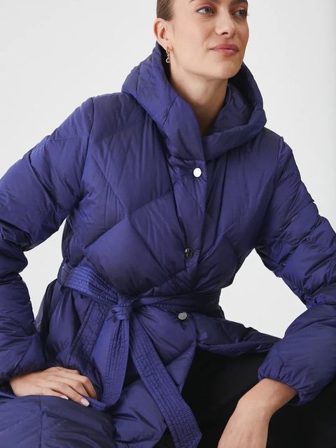 Medicine płaszcz puchowy kolor fioletowy zimowy - zdjęcie produktu nr 1