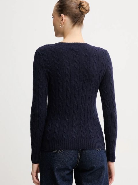 Polo Ralph Lauren sweter damski kolor granatowy lekki 211971865