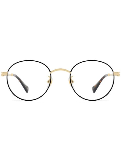 Gucci Eyewear round-frame glasses - Black - zdjęcie produktu nr 1
