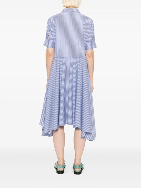 Marni tulip-embroidered striped dress - Blue - zdjęcie produktu nr 2