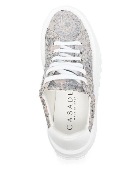 Casadei platform sneakers - Neutrals