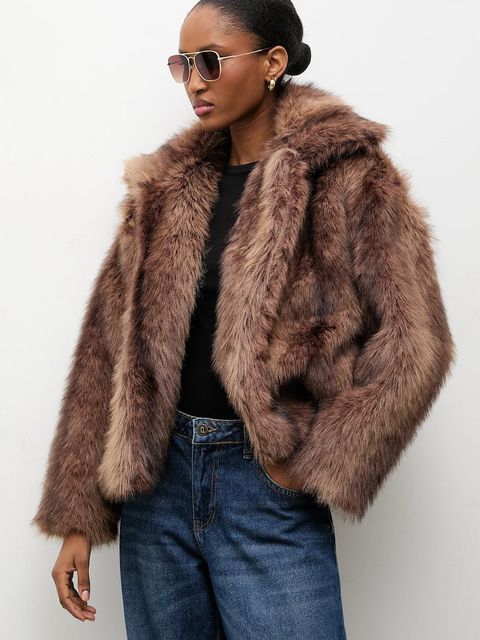 Answear.LAB kurtka kolor brązowy przejściowa - zdjęcie produktu nr 2