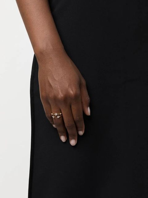 Swarovski Contella ring (set of two) - Gold - zdjęcie produktu nr 2