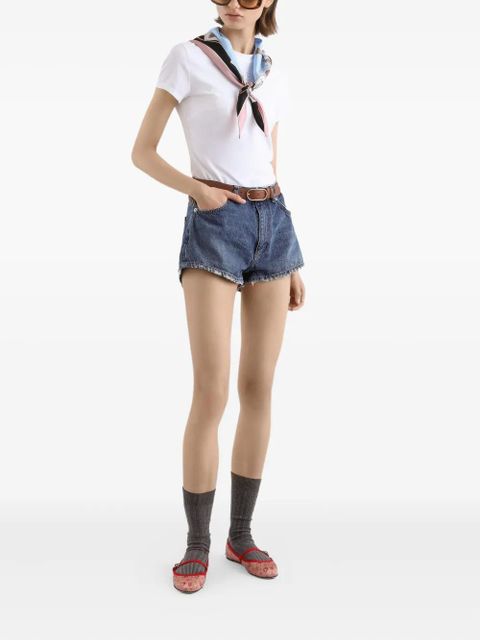 Dolce & Gabbana scarf-wrapped T-shirt - White - zdjęcie produktu nr 2