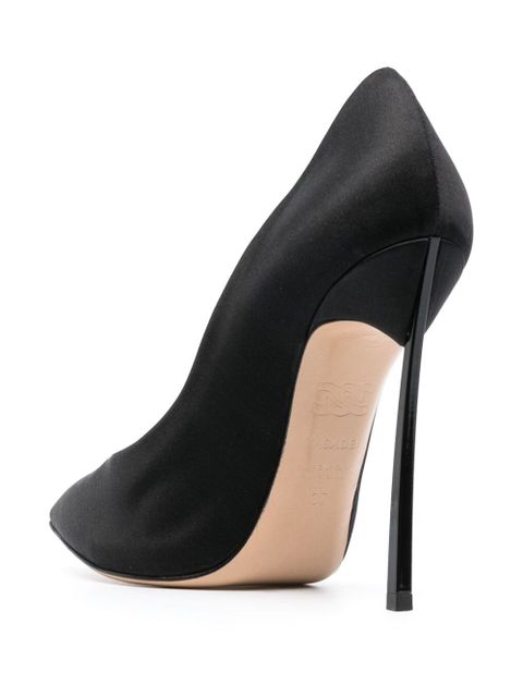 Casadei Blade Twenties 120mm satin pumps - Black - zdjęcie produktu nr 2