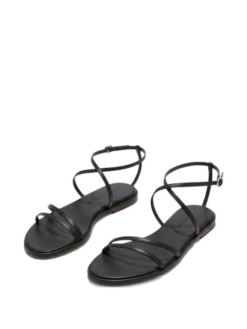 Aeyde Rabea strappy sandals - Black