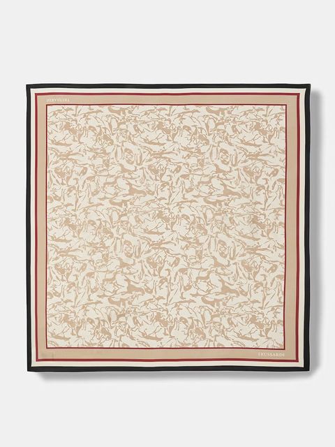 Trussardi apaszka jedwabna