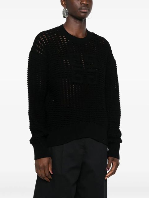 Givenchy 4G open-knit jumper - Black - zdjęcie produktu nr 2