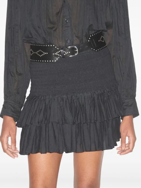 MARANT ÉTOILE Naomi ruffled skirt - Black
