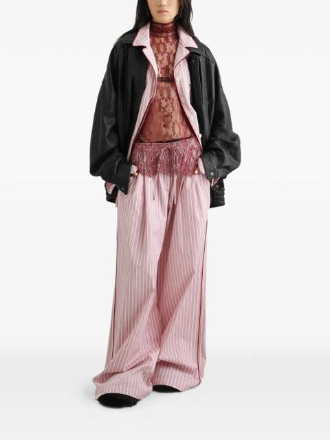 Dolce & Gabbana striped drawstring trousers - Pink - zdjęcie produktu nr 2