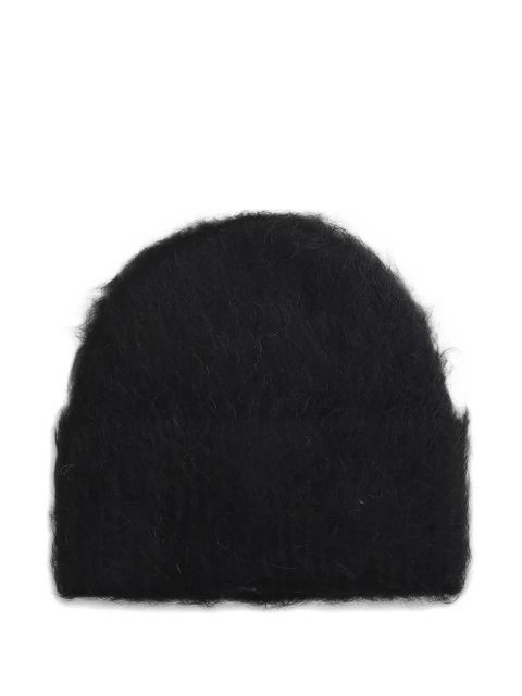 TOTEME brushed beanie hat - Black - zdjęcie produktu nr 1