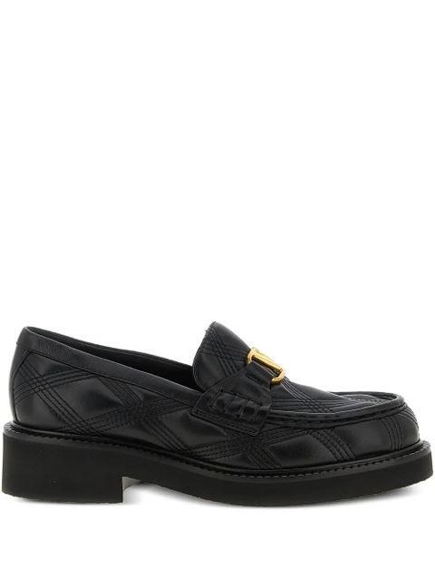 Valentino Garavani VLogo Signature quilted loafers - Black - zdjęcie produktu nr 1