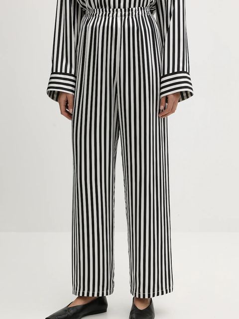 The Sleeper koszula i spodnie damski kolor czarny FW2436CS