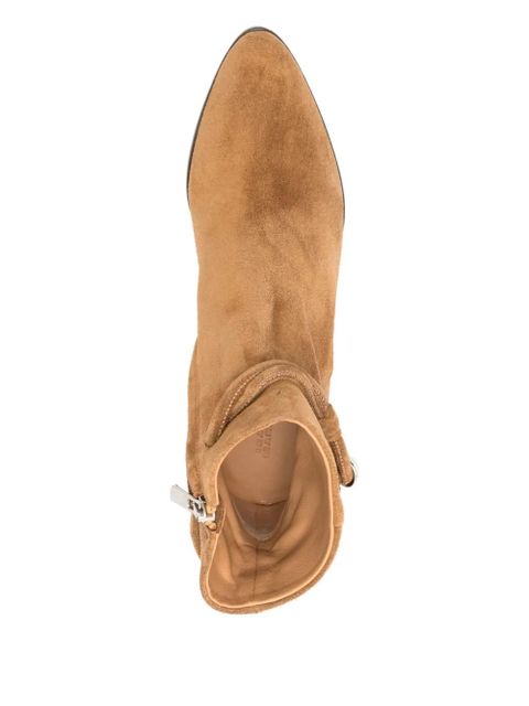 ISABEL MARANT Miniki suede ankle boots - Brown - zdjęcie produktu nr 2