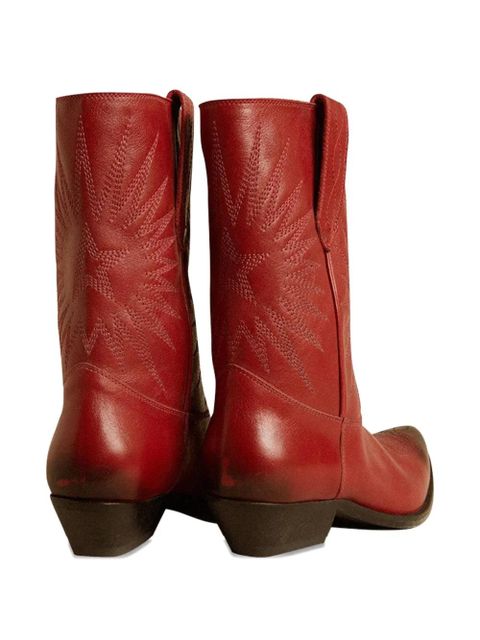 Golden Goose Wish Star boots - Red