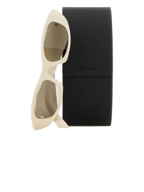 Prada geometric-frame sunglasses - Neutrals
