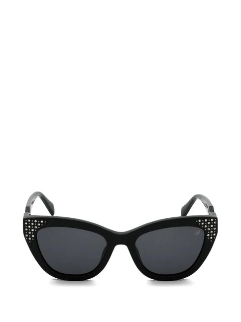 Blumarine cat-eye-frame embellishment sunglasses - Black - zdjęcie produktu nr 1