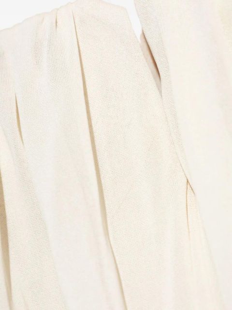 ISABEL MARANT Amalia gathered strapless blouse - Neutrals