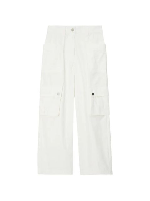 3.1 Phillip Lim cotton cargo pants - White - zdjęcie produktu nr 1