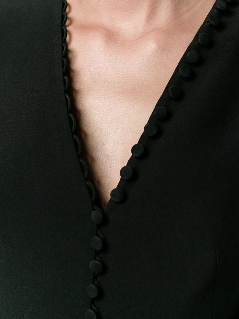 Alexander McQueen v-neck evening jumpsuit - Black
