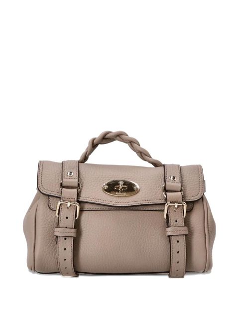 Mulberry mini Alexa braided-handle tote bag - Neutrals