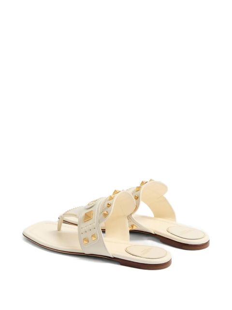 Valentino Garavani Plaster Caster leather sandals - White