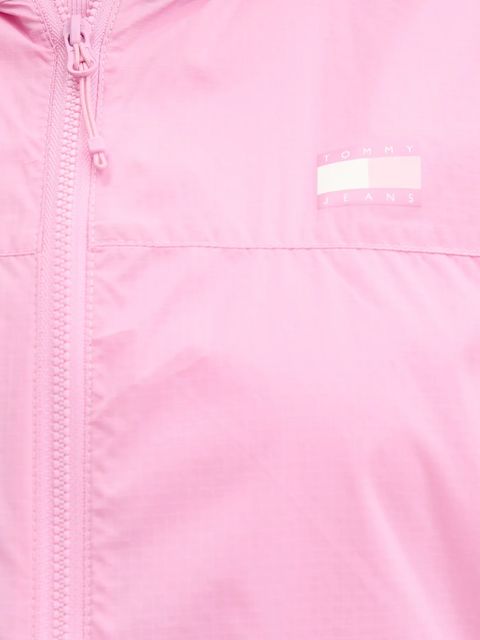 Tommy Jeans kurtka kolor różowy przejściowa DW0DW21188