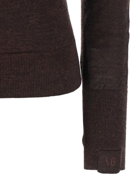 Victoria Beckham high-neck jumper - Brown - zdjęcie produktu nr 2