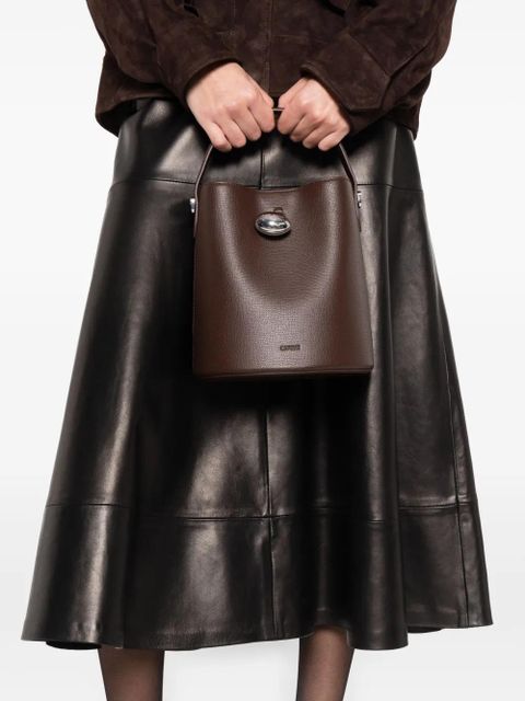 Cafuné Egg bucket bag - Brown