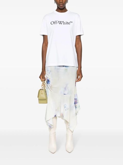 Off-White Bookish logo-print cotton T-shirt - zdjęcie produktu nr 2