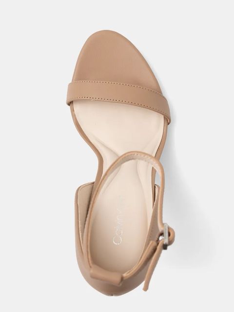 Calvin Klein sandały HEEL SANDAL 90 - LTH