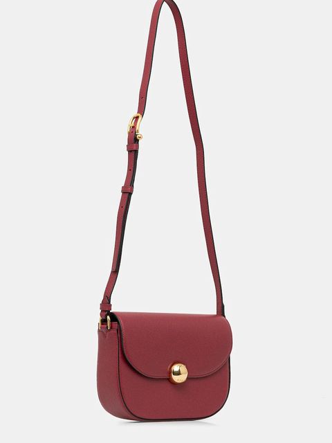 Furla torebka skórzana kolor bordowy WB01887.BX3036.CGQ00 - zdjęcie produktu nr 2