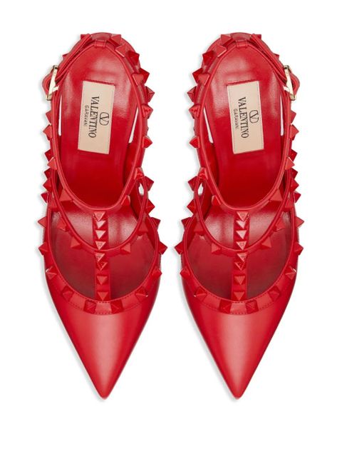 Valentino Garavani Rockstud pumps - Red