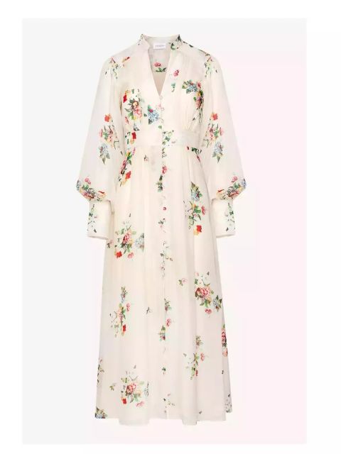 JENESEQUA - Jedwabna sukienka Annecy