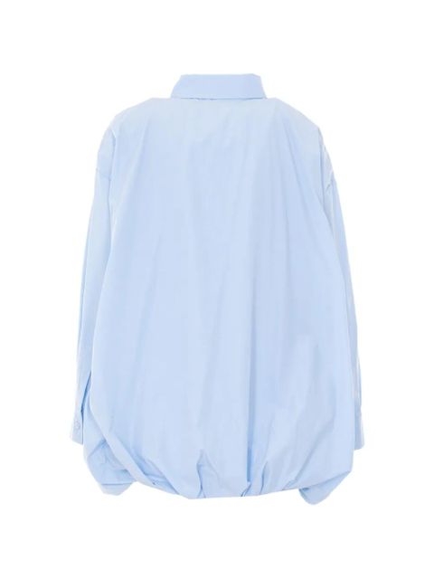 Eleh button balloon-effect shirt - Blue - zdjęcie produktu nr 2