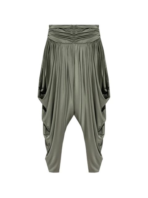 Balmain ruched trousers - Green - zdjęcie produktu nr 1