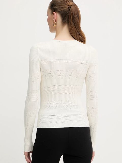 Twinset sweter damski kolor beżowy lekki 252TP3241