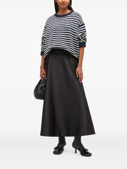 GANNI striped button-detail sweater - Blue - zdjęcie produktu nr 2