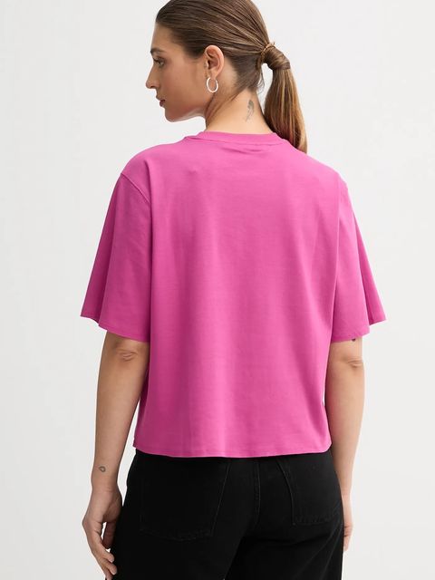 United Colors of Benetton t-shirt bawełniany damski kolor różowy 3DCJD10B9